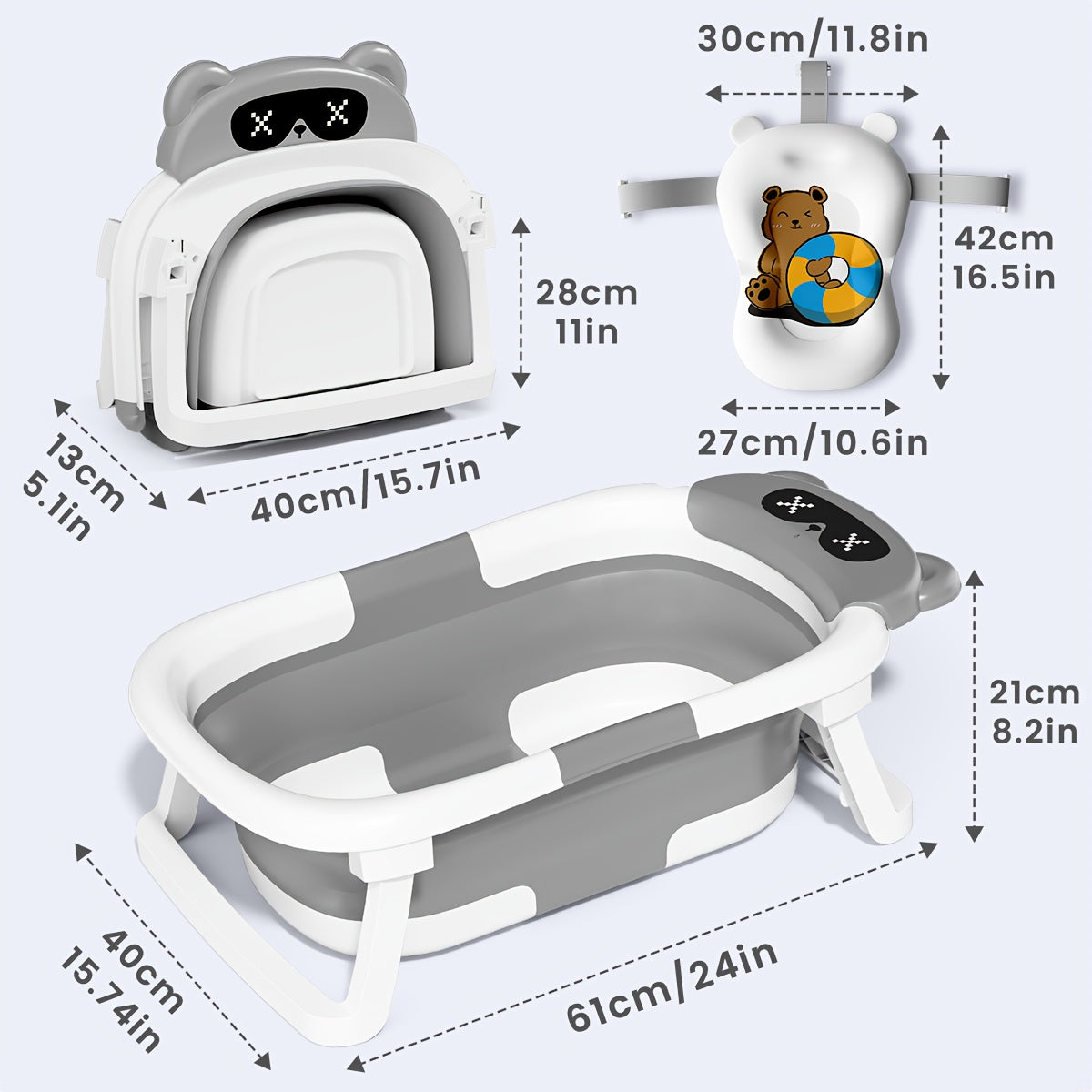 Portable Baby Bathtub