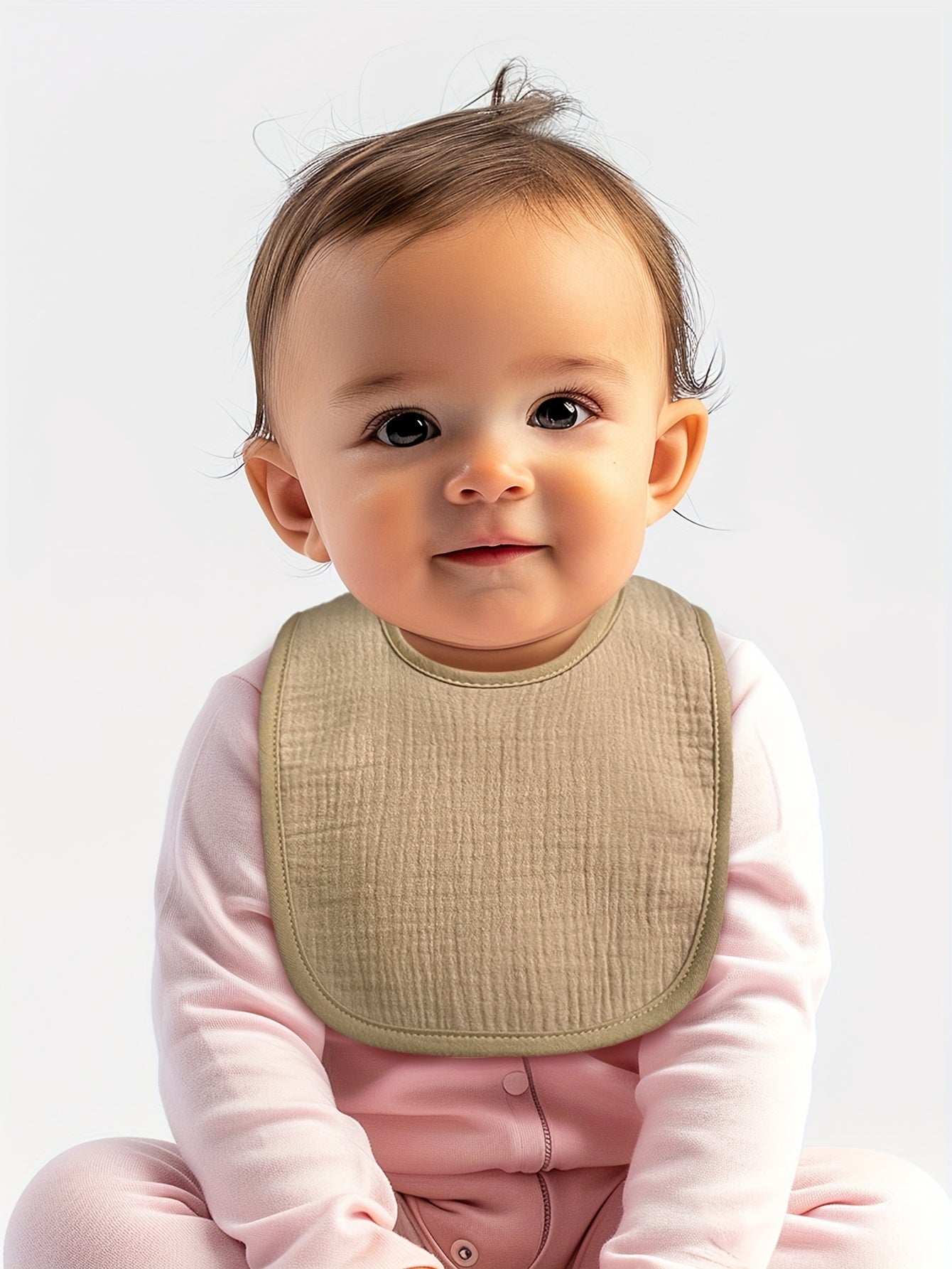 10pcs Baby Bibs 4-Layer Absorbent