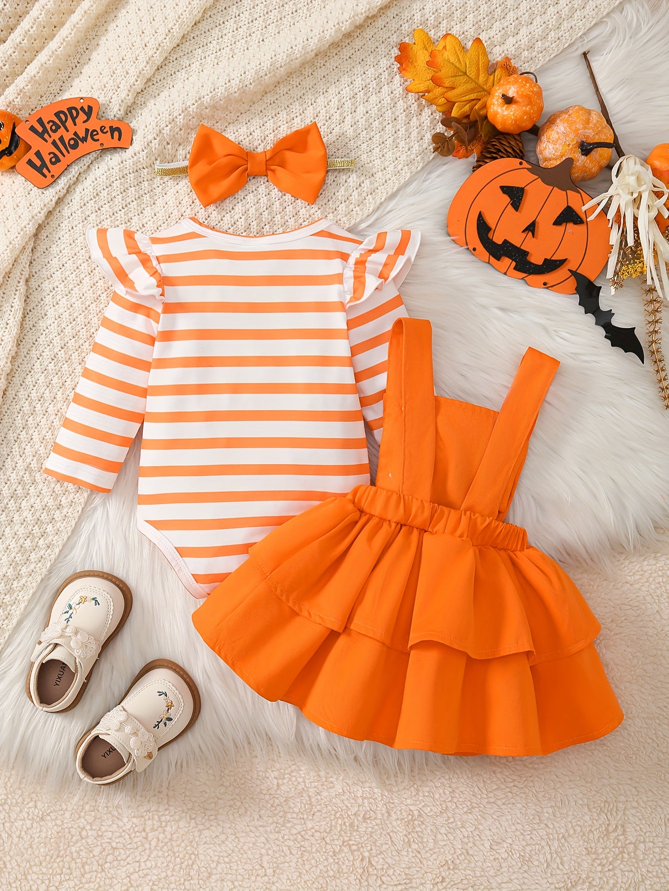 Baby Girls' 3pcs Halloween