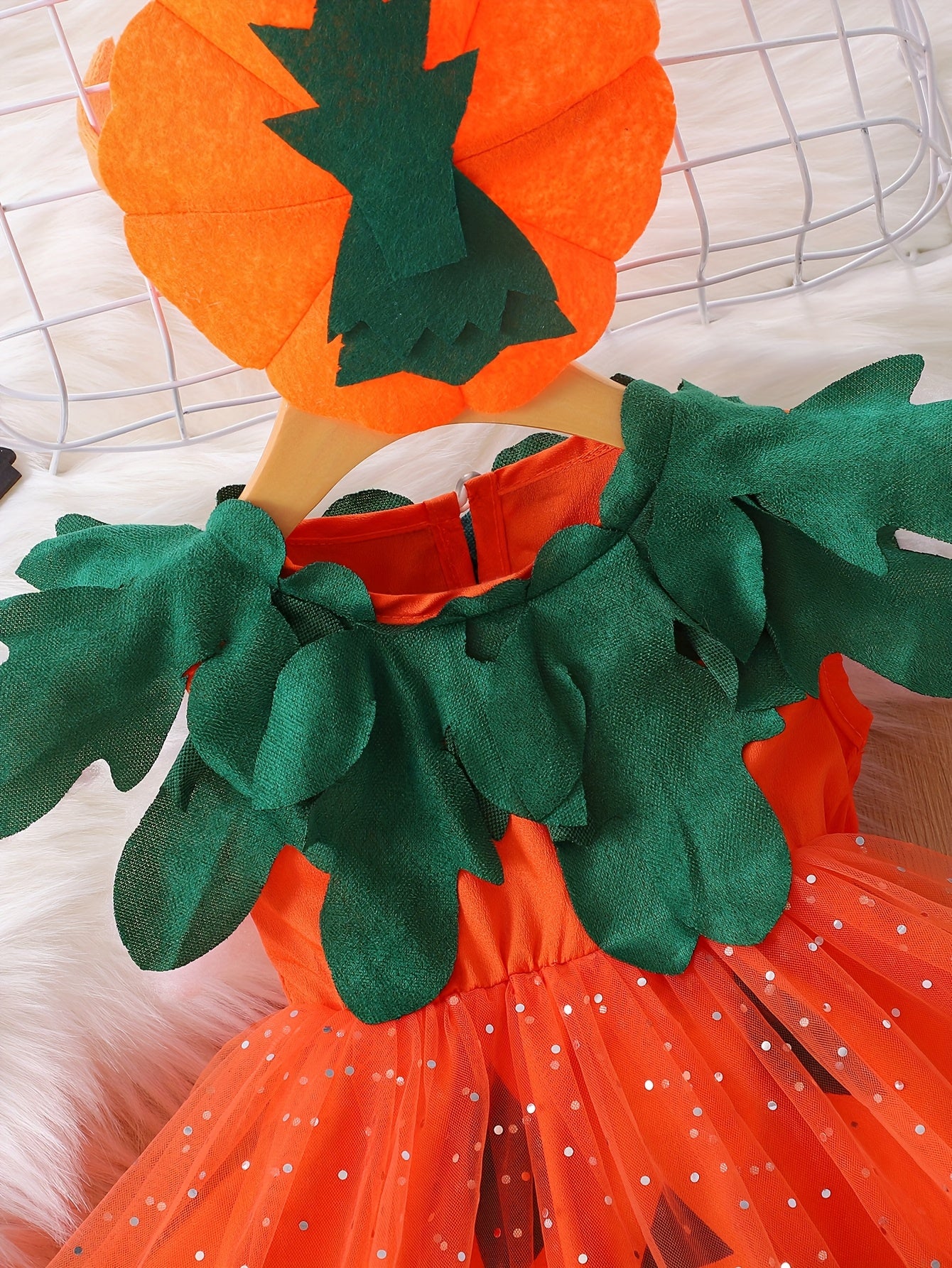 Baby Girl'S Halloween Pumpkin Tutu Dress