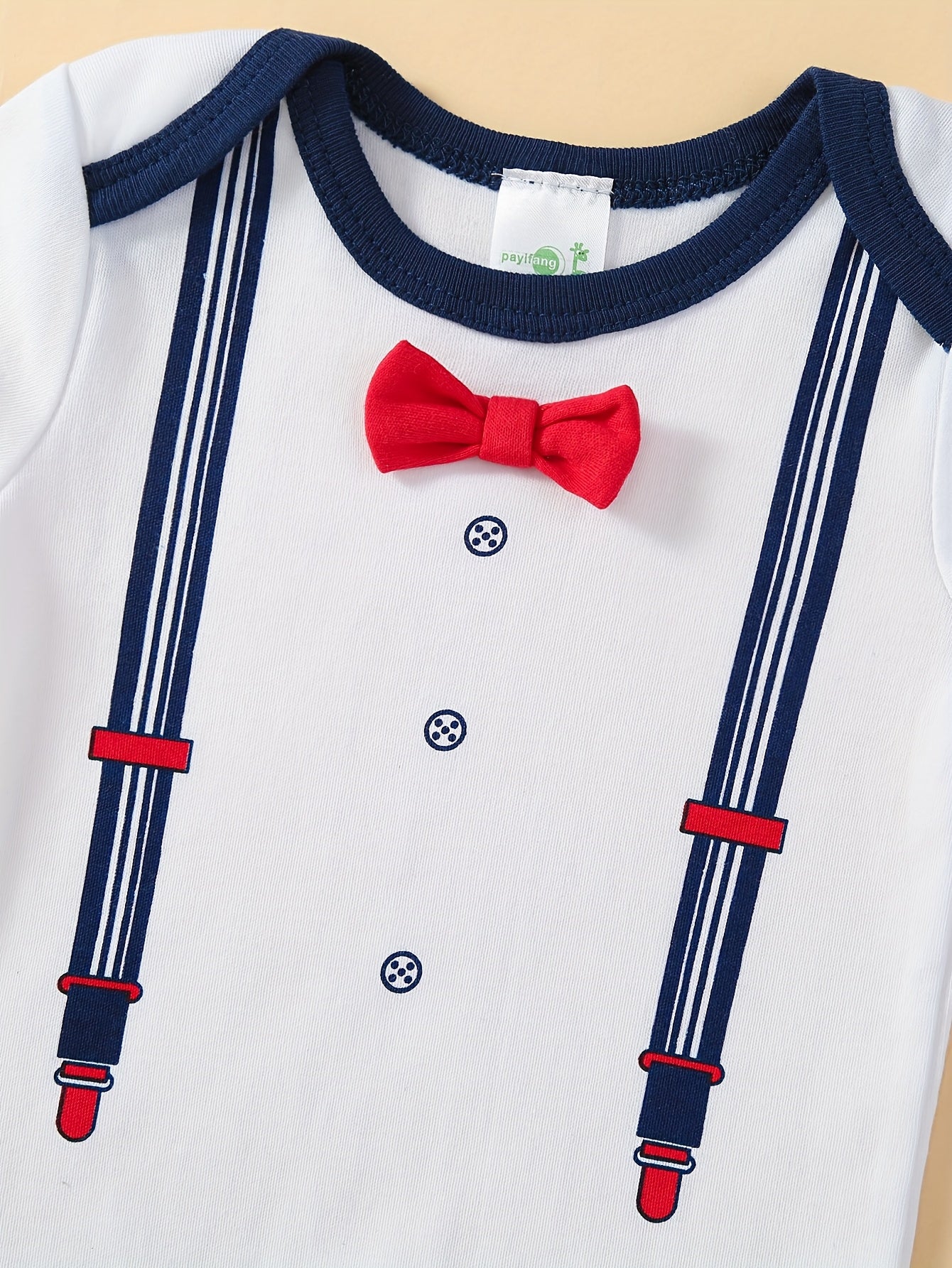 BOYS 5 Pcs Set Baby  Cartoon Triangle Jumpsuit