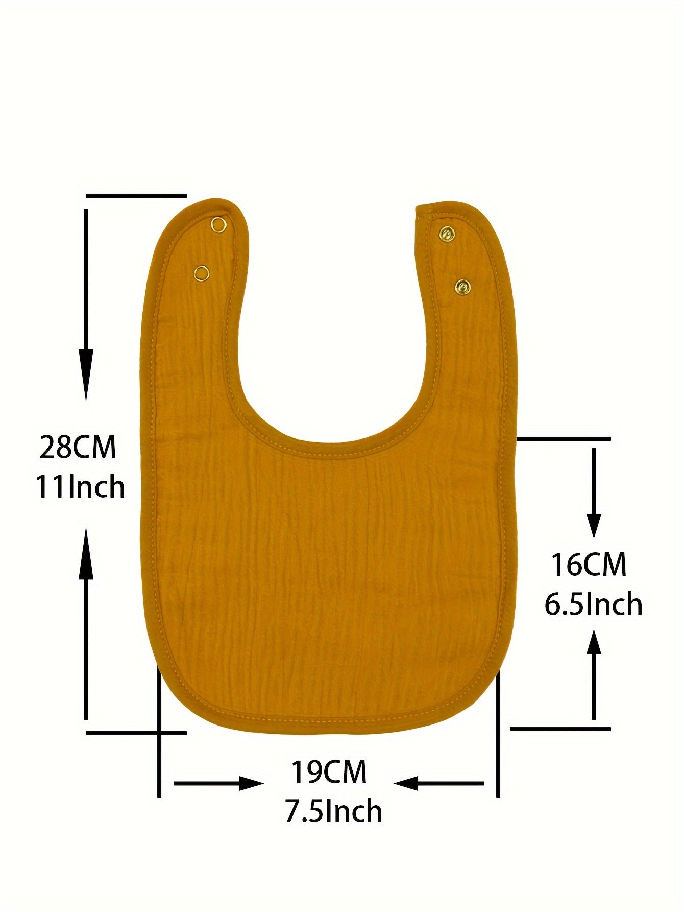10pcs Baby Bibs 4-Layer Absorbent