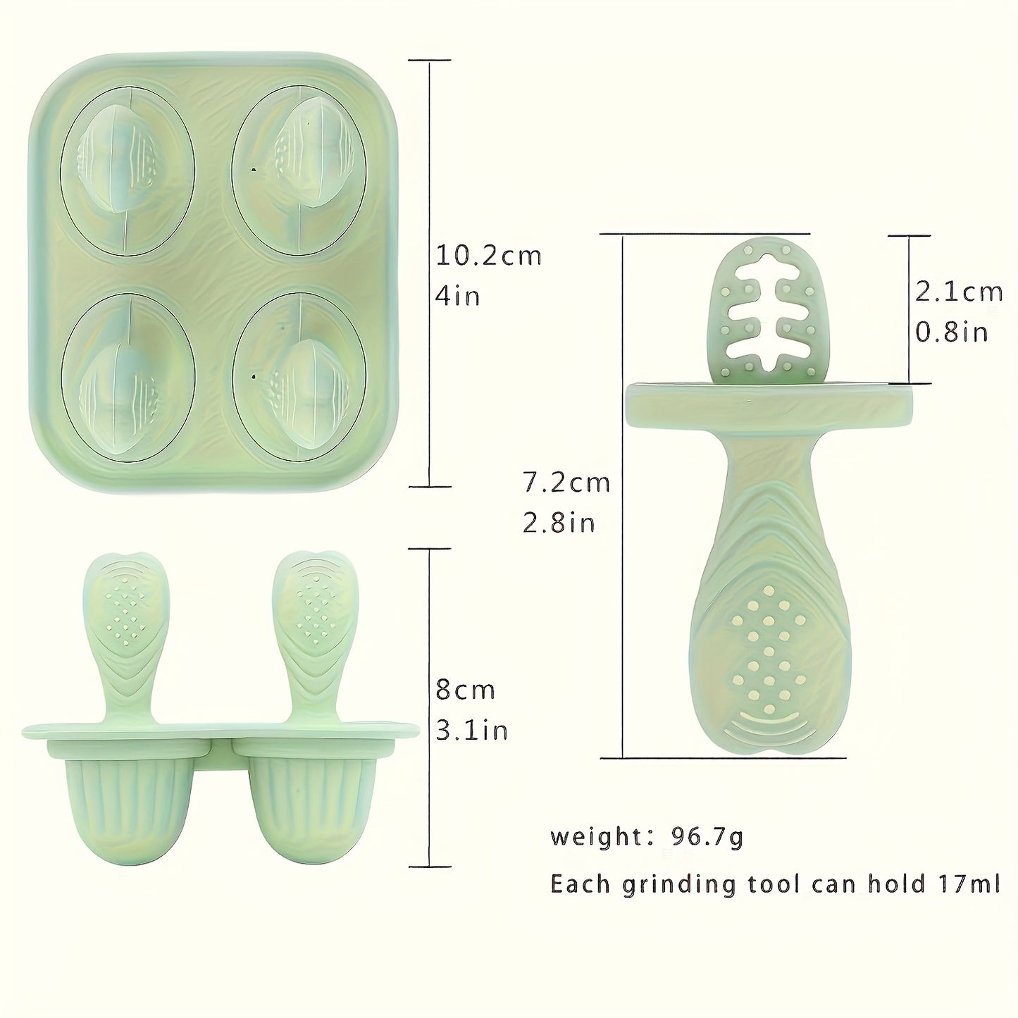 Baby Silicone Mold Set.