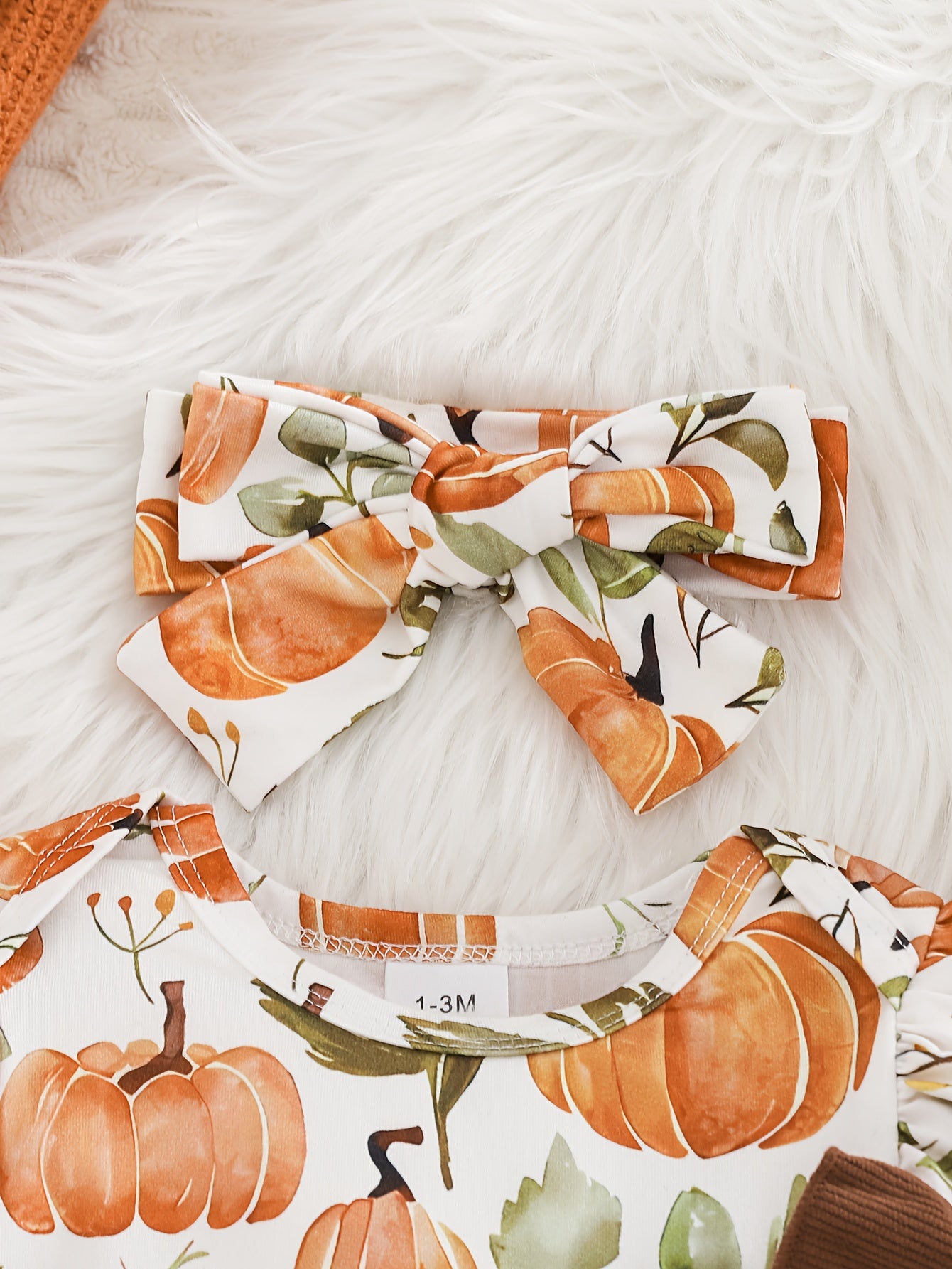3pcs Baby Girl & Toddler Halloween Outfit Set.