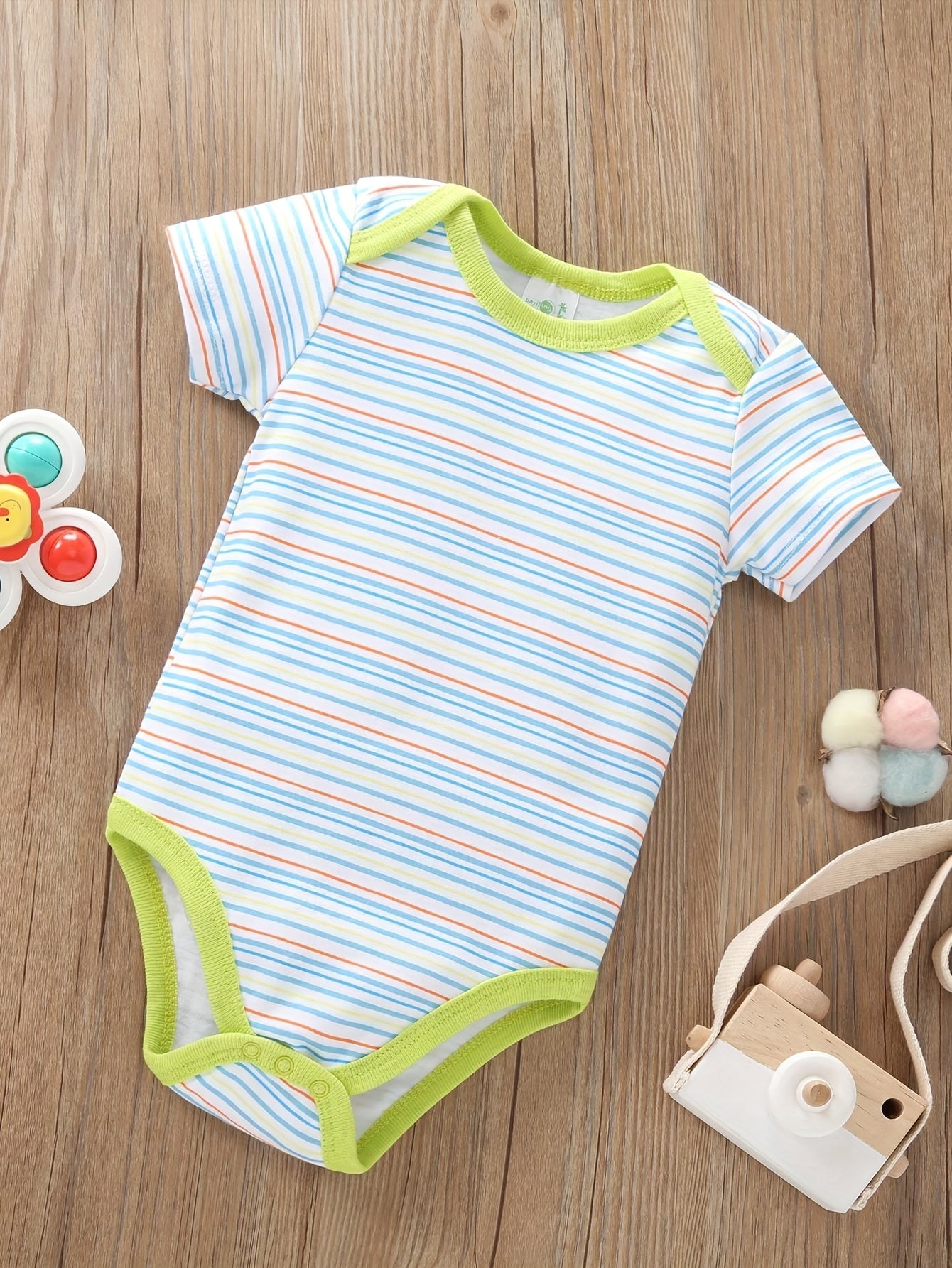 5pcs Set Baby Boy Cartoon Triangle Jumpsuit