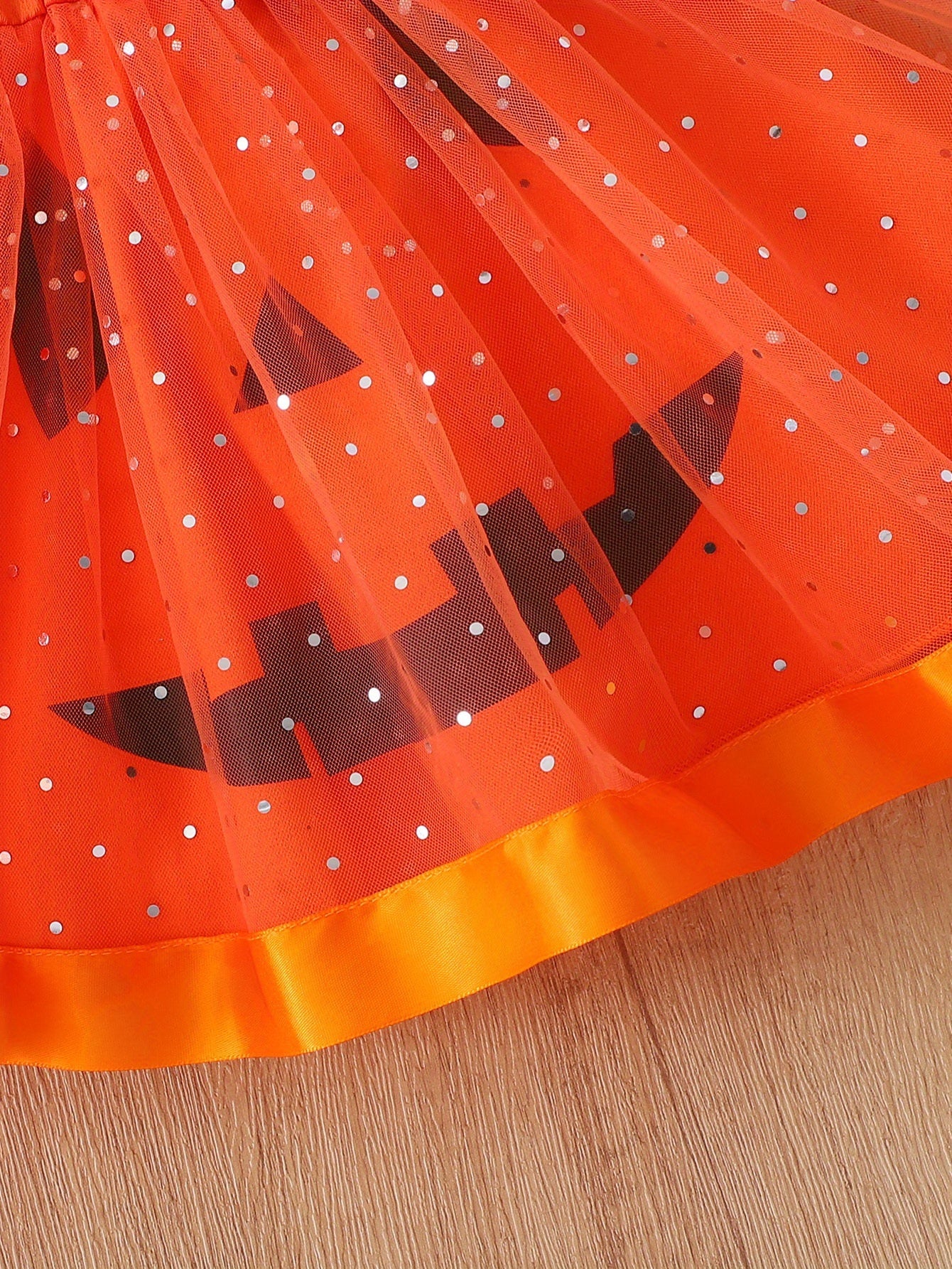 Baby Girl'S Halloween Pumpkin Tutu Dress