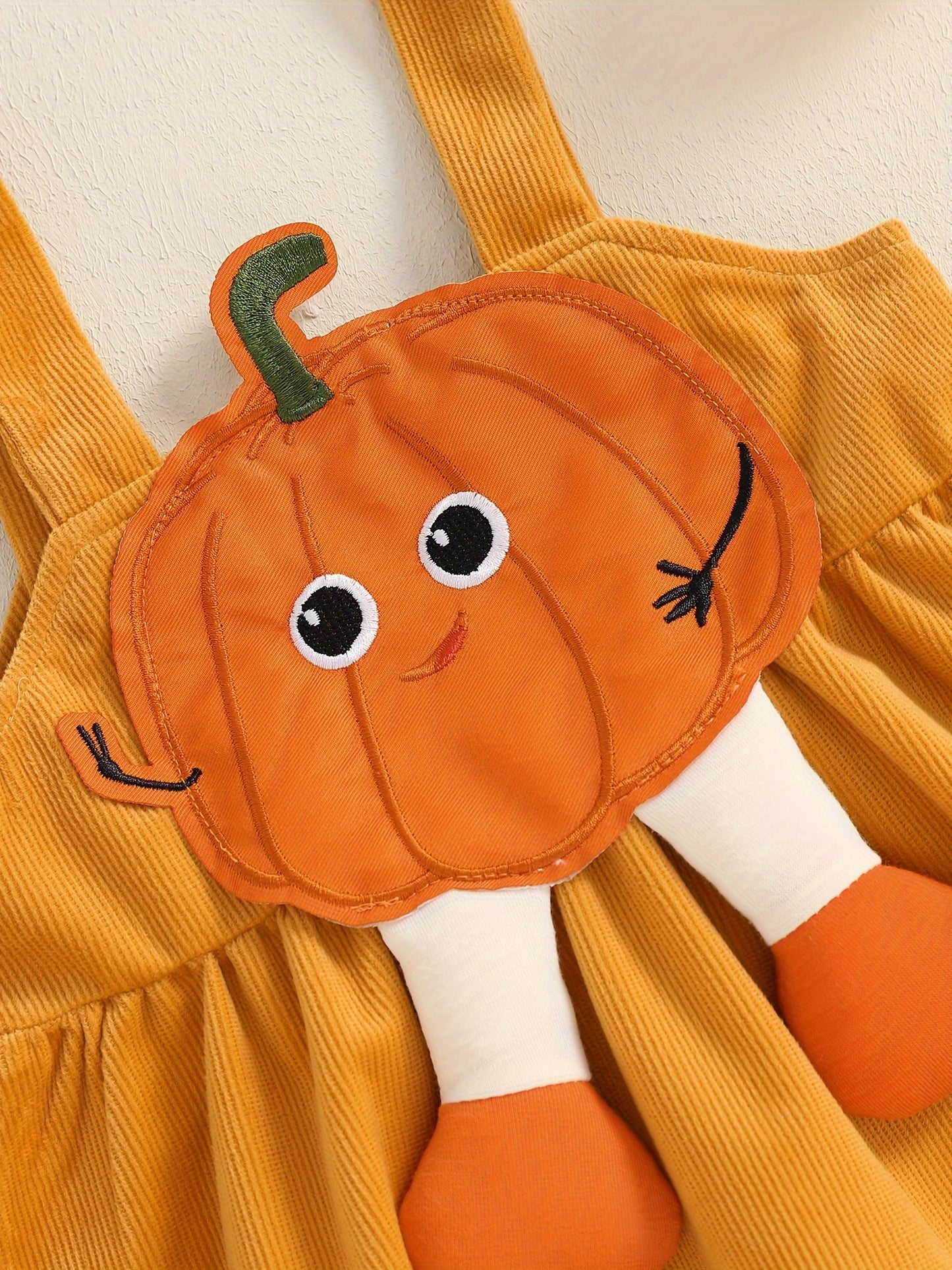 Baby Girl Pumpkin Outfit.