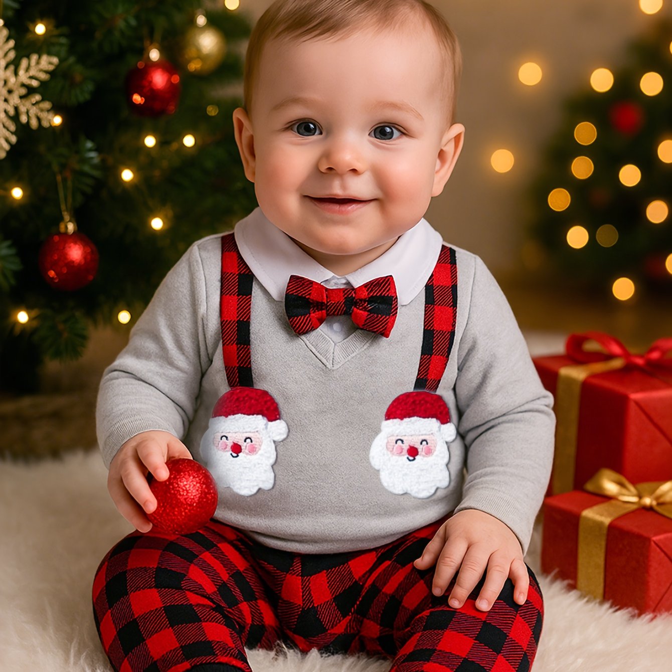 Baby Boy Winter Christmas Gentleman