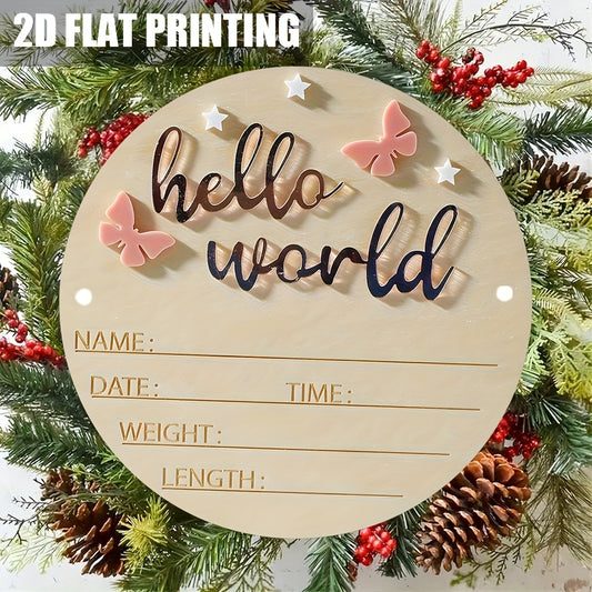 1pc Wooden Theme