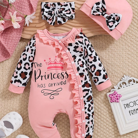Pink Leopard Print Jumpsuit