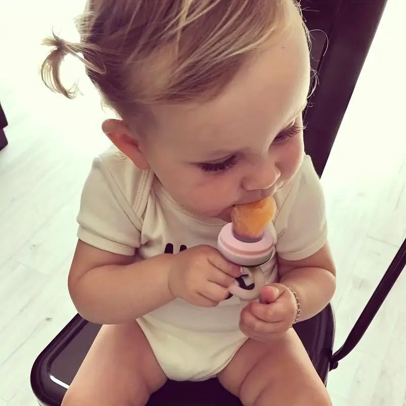 3pcs/SET Silicone Baby Fruit Food Feeder Pacifierr,.