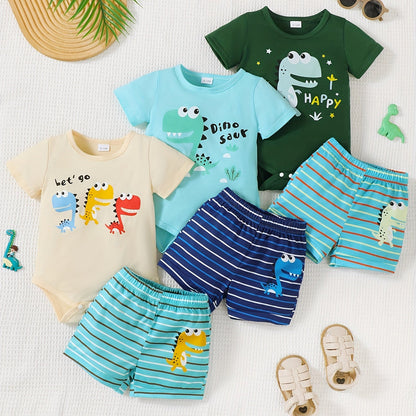 6pcs Set of Dinosaur Elements