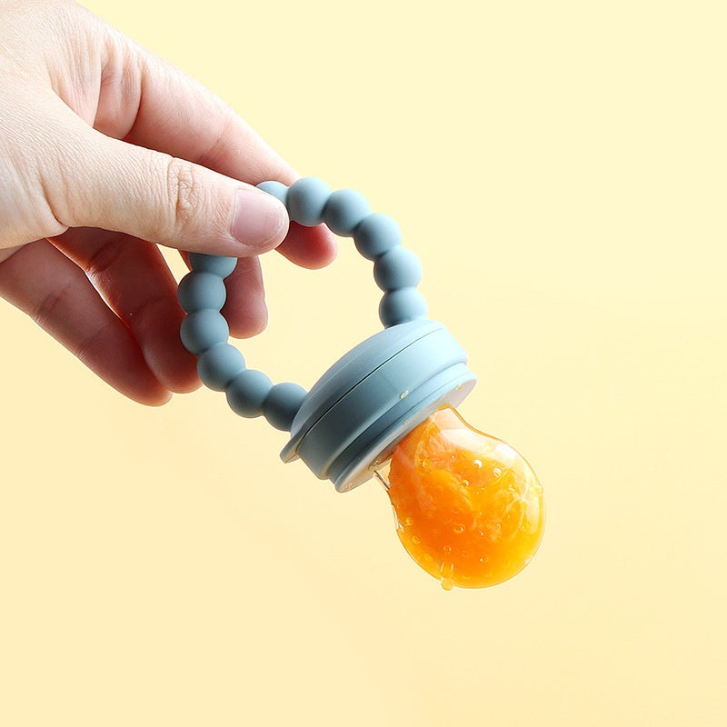 3pcs/SET Silicone Baby Fruit Food Feeder Pacifierr,.