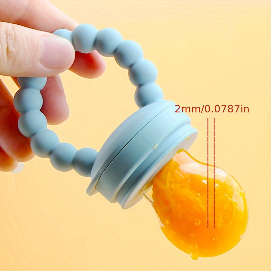 3pcs/SET Silicone Baby Fruit Food Feeder Pacifierr,.